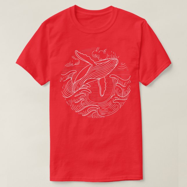 Camiseta Regalos de ballena hombres (Diseño del anverso)