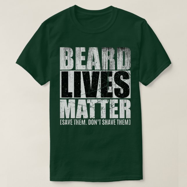 Camiseta Regalos de barba para hombres divertidos vidas de  (Diseño del anverso)