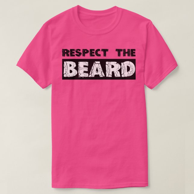 Camiseta Regalos de barba Respeten las ideas divertidas de  (Diseño del anverso)