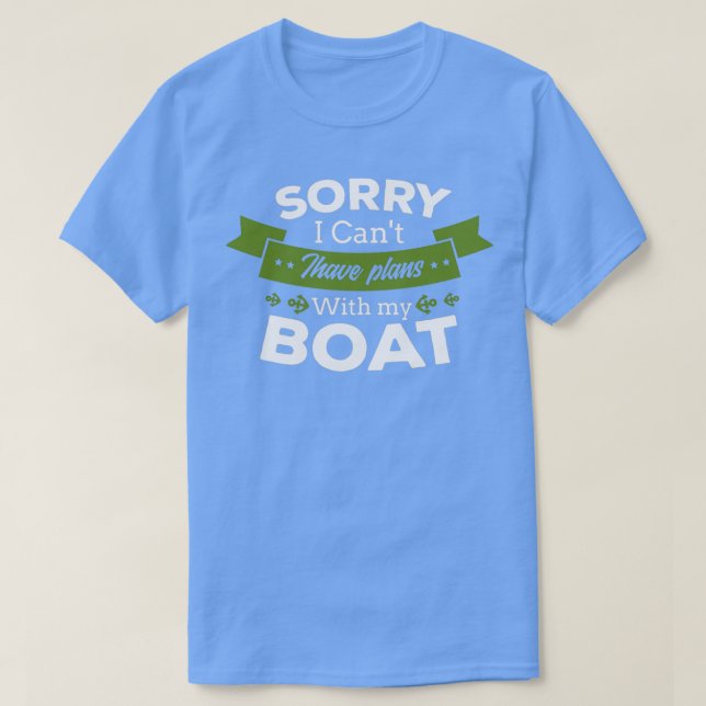 Camiseta Regalos de barco para un ventilador de barco (Diseño del anverso)