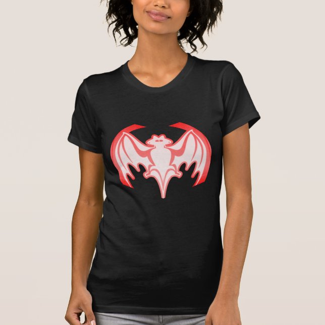 Camiseta Regalos de Bat Red Inv MUSEUM Zazzle (Anverso)