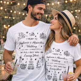 Camiseta Regalos de Boda Divertidos y Personalizados Dibuja