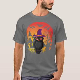 Camiseta Regalos De Brujas Lechuza De Halloween Obstaculiza