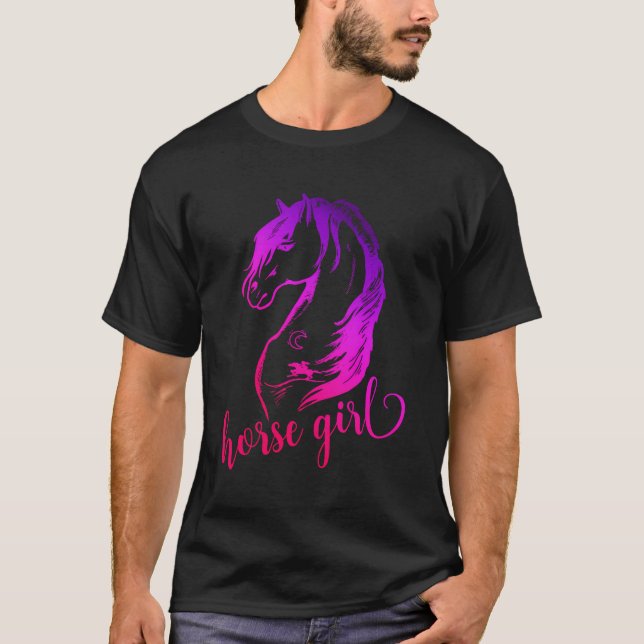 Camiseta Regalos De Caballo De Chica De Caballo Para Chicas (Anverso)