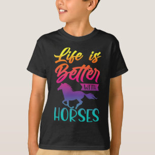 Camiseta Regalos De Caballos Para Chicas. Riding6