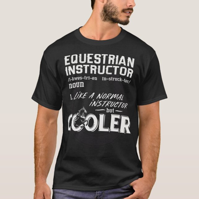 Camiseta Regalos De Caballos Para Mujeres Divertidas Instru (Anverso)