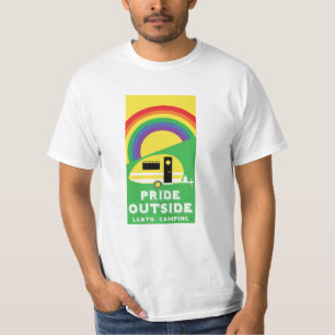 Camiseta Regalos de camping gay LGBTQ