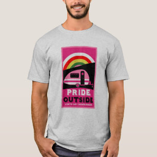 Camiseta Regalos de camping gay LGBTQ