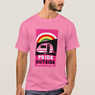 Camiseta Regalos de camping gay LGBTQ