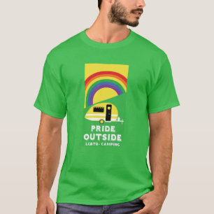 Camiseta Regalos de camping gay LGBTQ