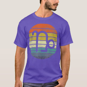 Camiseta Regalos de Capricornio Funny Rótulo Retro Sunset Z