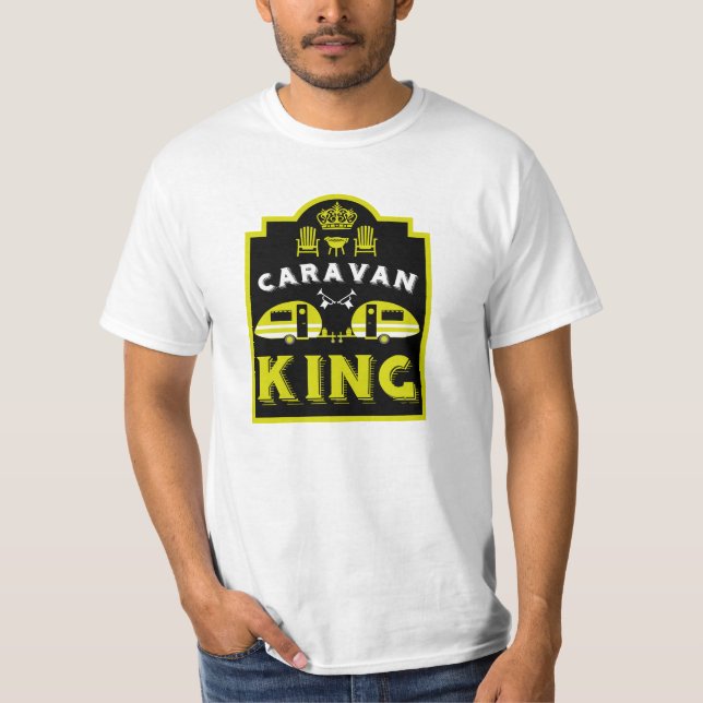 Camiseta Regalos De Caravana King Para Los Campers (Anverso)