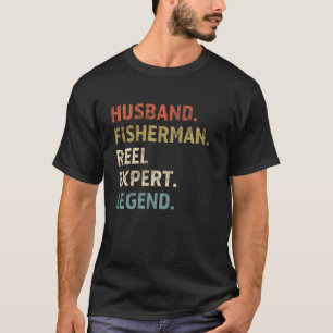 Camiseta Regalos de carrete de pescador experto para hombre