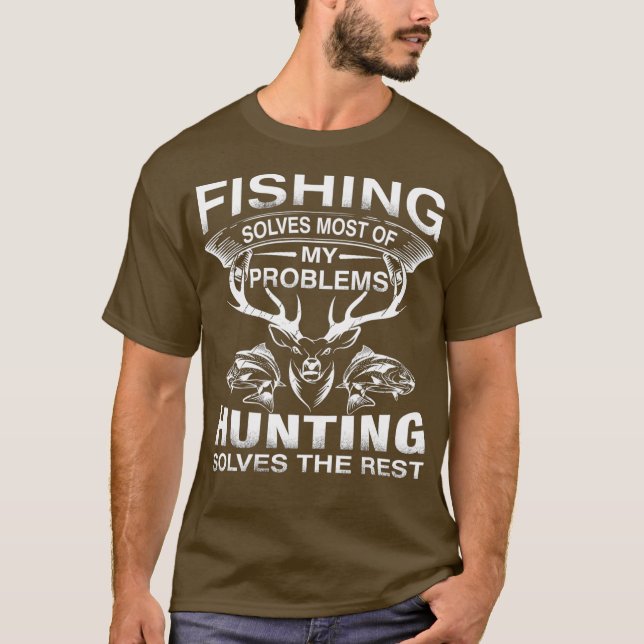 Camiseta Regalos de caza de peces para cazadores que les en (Anverso)