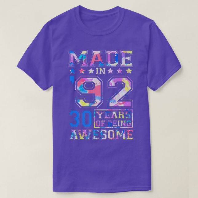 Camiseta Regalos de Chicas de 30 años por regalo de cumplea (Diseño del anverso)