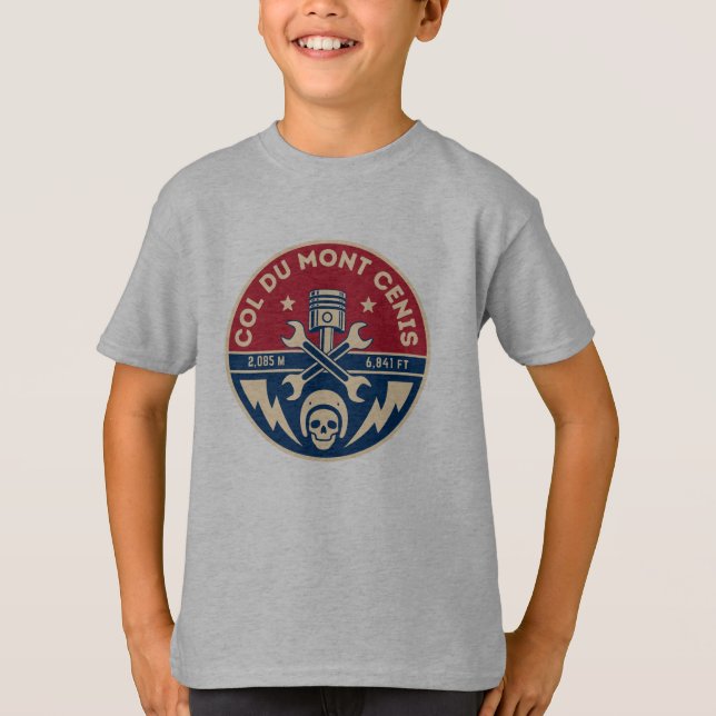 Camiseta Regalos de ciclismo alpino del macizo francés Col  (Anverso)