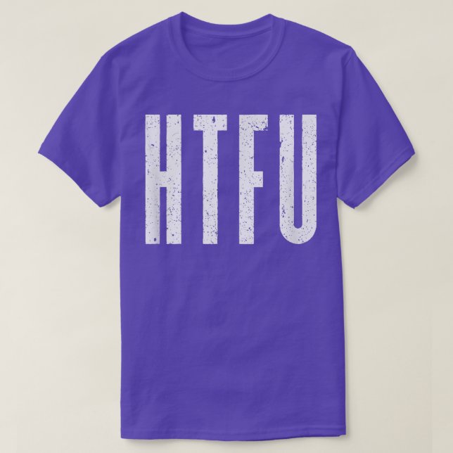 Camiseta Regalos de ciclismo y triatlón HTFU y se endurecen (Diseño del anverso)