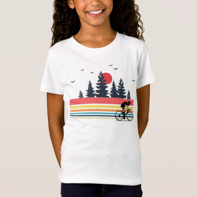 Camiseta Regalos de ciclo de la bici de montaña de la (Anverso)
