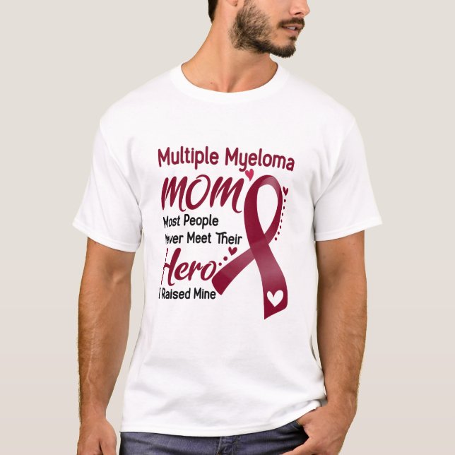Camiseta Regalos de Cinta de Mes de Conciencia sobre Mielom (Anverso)