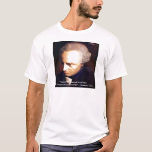 Camiseta Regalos de citas de Immanuel Kant Ciencia vs Conoc