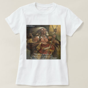 Camiseta Regalos de citas de Jefe Joseph y la naturaleza Ca