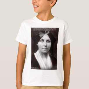 Camiseta Regalos de citas de Louisa May Alcott y "Propósito