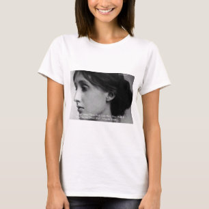 Camiseta Regalos de citas de Virginia Woolf para cenar/amar