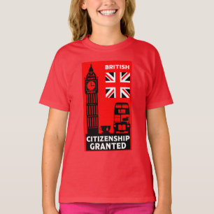 Camiseta Regalos de ciudadanía británica