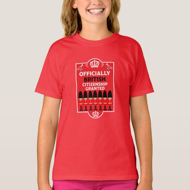 Camiseta Regalos de ciudadanía británica (Anverso)