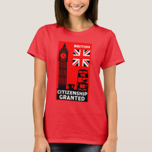 Camiseta Regalos de ciudadanía británica