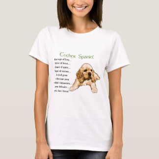 Camiseta Regalos de Cocker Spaniel Lovers