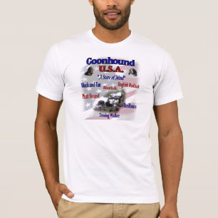 Camiseta Regalos de Coonhound USA