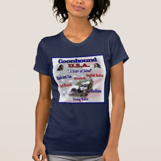 Camiseta Regalos de Coonhound USA