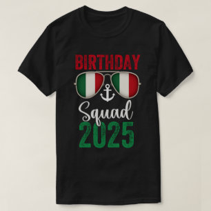 Camiseta Regalos de crucero de cumpleaños 2025 Escuadrón Fi