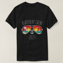 Camiseta Regalos de crucero de cumpleaños 2025 Escuadrón Fi