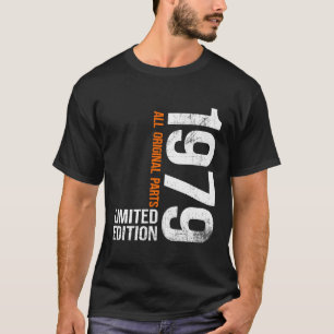 Camiseta Regalos de cumpleaños 47 para hombres vintage 1979