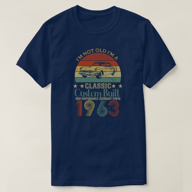 Camiseta Regalos de cumpleaños 59 para hombres papa retro v (Diseño del anverso)