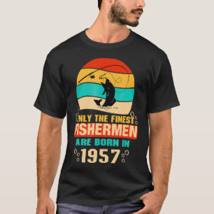 Camiseta Regalos de cumpleaños 65 para pescadores de 65 año