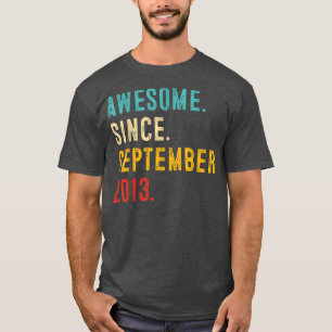 Camiseta Regalos de cumpleaños a 9 años de edad impresionan