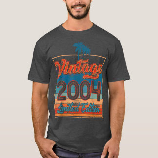 Camiseta Regalos de cumpleaños de 18 años Vintage 2004 Ed.