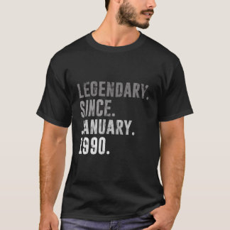 Camiseta Regalos de cumpleaños de 31 años legendarios desde