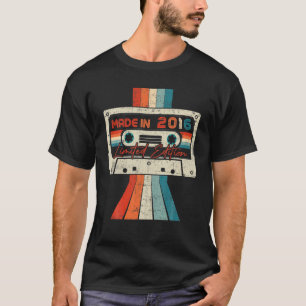 Camiseta Regalos De Cumpleaños De 6 Años Hechos En Cassette