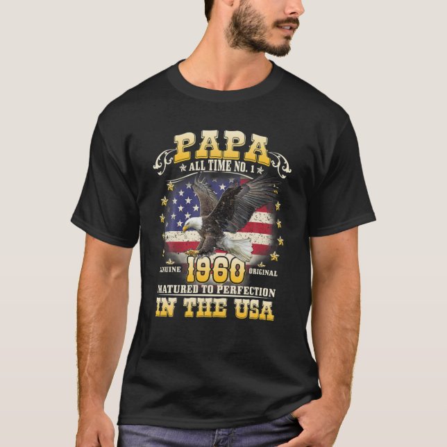 Camiseta Regalos de cumpleaños de hombres nacidos en 1960 T (Anverso)