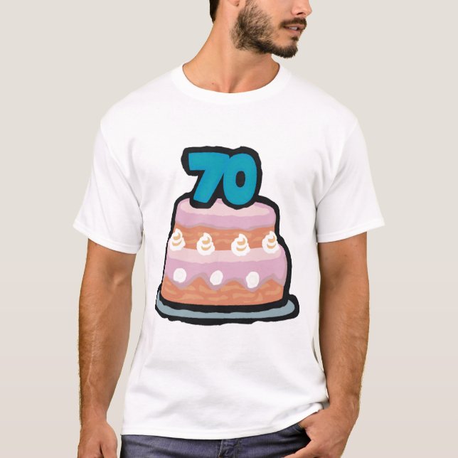 Camiseta Regalos de cumpleaños de la torta de cumpleaños (Anverso)
