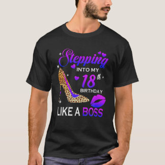Camiseta Regalos De Cumpleaños De Mujeres De 18 Años En 18 