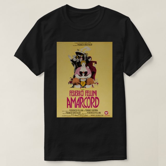 Camiseta Regalos de cumpleaños federico fellini alucinantes (Diseño del anverso)