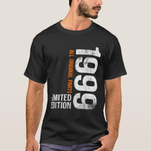Camiseta Regalos de cumpleaños número 27 Vintage 1999 Hombr