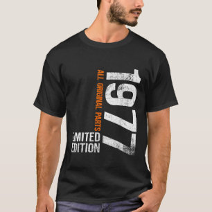 Camiseta Regalos de cumpleaños Vintage 1977 49 hombres muje