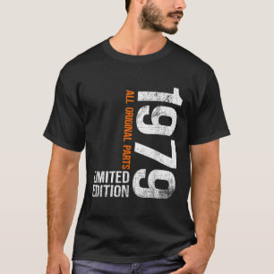 Camiseta Regalos de cumpleaños Vintage 1979 47 para hombres