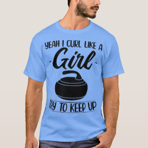 Camiseta Regalos de curado para chicas Curler Sports Team C